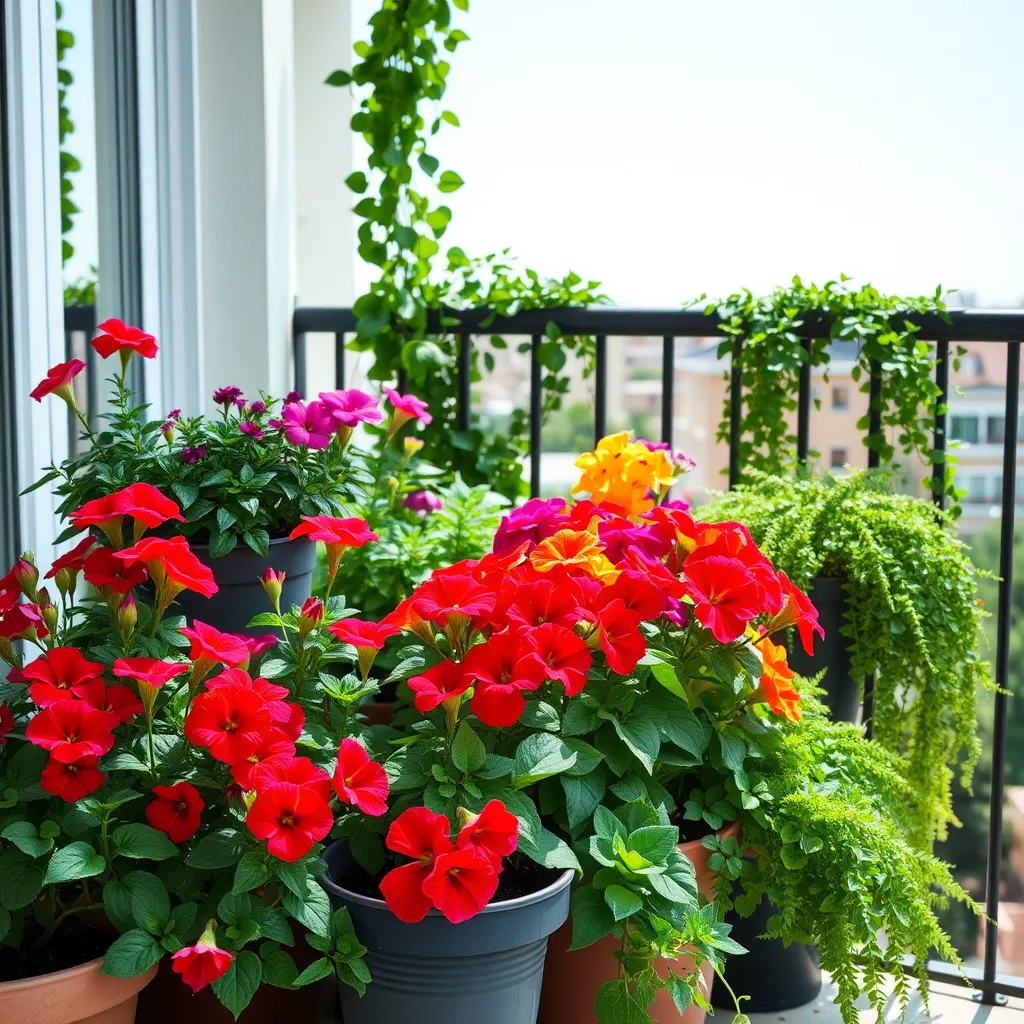 Jakie rośliny na balkon? Najlepsze gatunki na słońce i do cienia