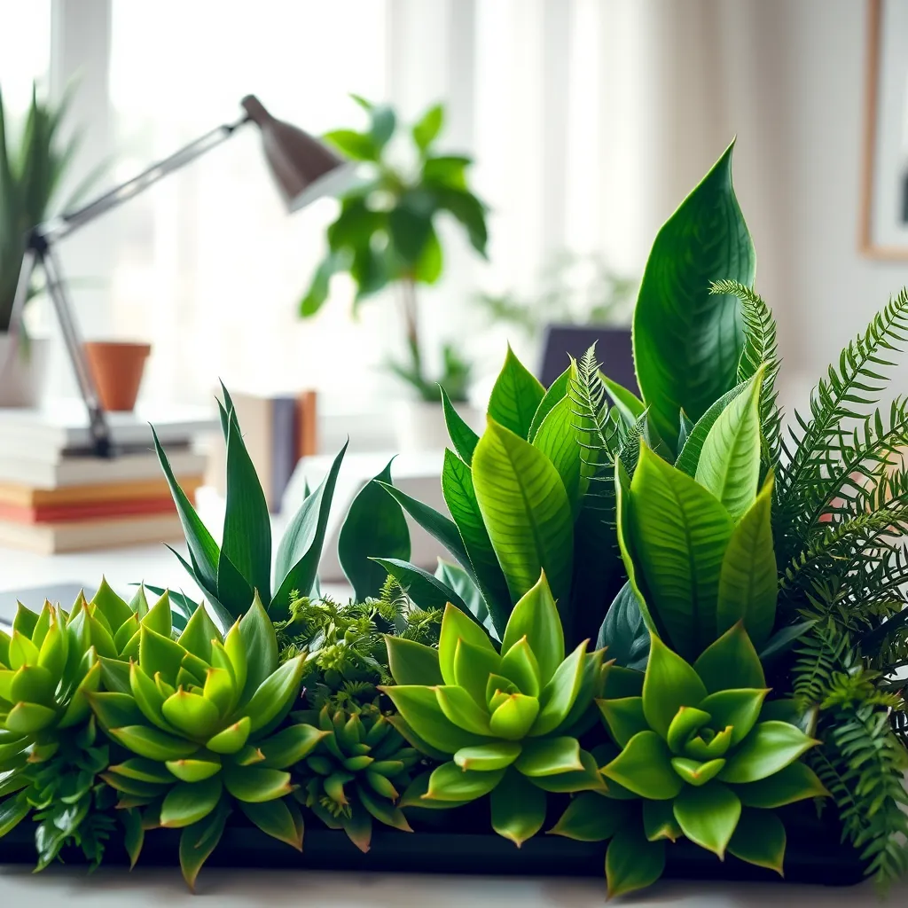 Rośliny do biura i domowego gabinetu – jak wprowadzić zieleń do miejsca pracy?